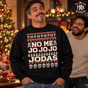 No Me Jo Jo Jo Jodas Frosty Stitch Sweater Black — Lifestyle creative
