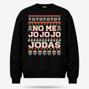 No Me Jo Jo Jo Jodas Frosty Stitch Sweater Black — product mockup