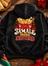 Tamale Mode Navidad Hoodie Black — Flatlay creative
