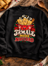 Tamale Mode Navidad Sweater Black — Flatlay creative