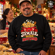 Tamale Mode Navidad Sweater Black — Lifestyle creative