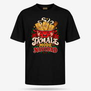 Tamale Mode Navidad T Shirt Black — product mockup